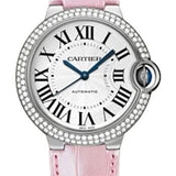 Cartier Ballon Bleu de Cartier Watch - Medium White Gold Case - Diamond Bezel - Alligator Strap - WE900651