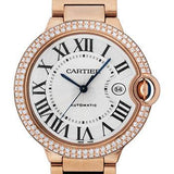 Cartier Ballon Bleu de Cartier Watch - Large Pink Gold Case - Diamond Bezel - WE9008Z3