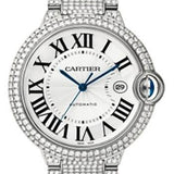 Cartier Ballon Bleu de Cartier Watch - Large White Gold Diamond Case - Diamond Bracelet - WE902006