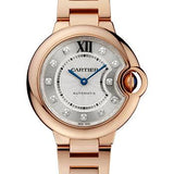 Cartier Ballon Bleu de Cartier Watch - 33 mm Pink Gold Case - Diamond Dial - WE902062