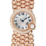 Cartier Ballon Blanc De Cartier Watch - 24.2 mm Pink Gold Case - Mother-Of-Pearl Diamond Dial - WE902057