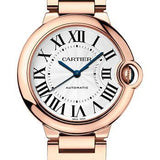 Cartier Ballon Bleu de Cartier Watch - 36 mm Rose Gold Case - Silvered Dial - Interchangeable Bracelet - WGBB0043