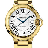 Cartier Ballon Bleu de Cartier Watch - 36 mm Yellow Gold Case - Silver Dial - Interchangeable Bracelet - WGBB0046