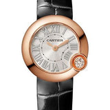 Cartier Ballon Blanc de Cartier Watch - 26 mm Pink Gold Case - Black Alligator Strap - WGBL0002