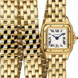 Cartier Panthere de Cartier Triple Loop Watch - 20 mm Yellow Gold Case - Diamond Bezel - Yellow Gold Triple Loop Bracelet - WGPN0012