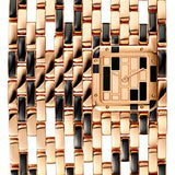 Cartier Panthere de Cartier Cuff Watch - 22 mm x 19 mm Pink Gold And Black Lacquer Case - Pink Gold Dial - Bracelet - WGPN0019