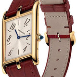 Cartier Tank Asymetrique Watch - 47.15 mm x 26.10 mm Yellow Gold Case - Champagne Dial - Brown Alligator Strap Limited Edition of 100 - WGTA0044