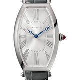 Cartier Tonneau Watch - 46.3 mm Platinum Case - Gray Alligator Strap - WGTN0005