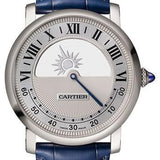 Cartier Rotonde de Cartier Mysterious Day/Night Watch - 40 mm White Gold Case - WHRO0043