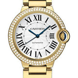 Cartier Ballon Bleu de Cartier Watch - 36 mm Yellow Gold Case - Double Diamond Bezel - WJBB0007