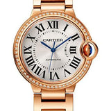 Cartier Ballon Bleu de Cartier Watch - 36 mm Pink Gold Case - Diamond Bezel - WJBB0037