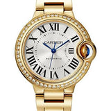 Cartier Ballon Bleu de Cartier Watch - 33 mm Yellow Gold Case - Diamond Bezel - Interchangeable Bracelet - WJBB0069