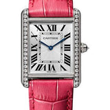 Cartier Tank Louis Cartier Watch - 33.7 mm White Gold Case - Pink Fuschia Alligator Strap - WJTA0015