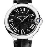 Cartier Ballon Bleu De Cartier Watch - 42.1 mm Steel Case - Black Dial - Black Alligator Strap - WSBB0003