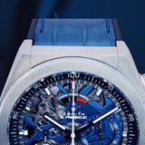 Zenith Defy El Primero 21 Blue Skeleton Dial Chronograph 44mm 95.9002.9004/78.R584 Complete Set WARRANTY