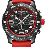 Breitling Endurance Pro Watch - Breitlight® - Black Dial - Red Rubber Strap - Tang Buckle - X82310D91B1S1