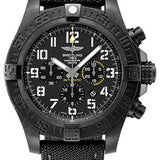 Breitling Avenger Hurricane 12h Watch - Breitlight - Volcano Black Dial - Black Military Strap - Tang Buckle - XB0170E41B1W1