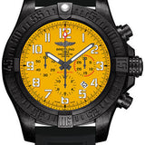 Breitling Avenger Hurricane 12h Watch - Breitlight - Cobra Yellow Dial - Black Diver Pro III Strap - Folding Buckle - XB0170E41I1S1