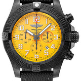 Breitling Avenger Hurricane 12h Watch - Breitlight - Cobra Yellow Dial - Black Military Strap - Tang Buckle - XB0170E41I1W1