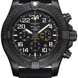 Breitling Avenger Hurricane Watch - Breitlight - Volcano Black Dial - Black Diver Pro III Strap - Folding Buckle - XB1210E41B1S1