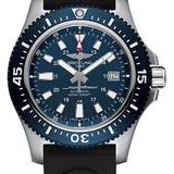 Breitling Superocean II 44 Watch - Steel - Mariner Blue Dial - Black Ocean Racer II Strap - Tang Buckle - Y1739316/C959/227S/A20SS.1