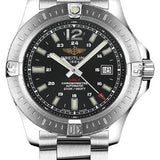 Breitling Colt Automatic Watch - 44mm Steel Case - Volcano Black Dial - Satin Steel Professional III Bracelet - A1738811/BD44/173A