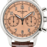 Patek Philippe Complications Chronograph White Gold Rose-Gilt Opaline Salmon Dial | 5172G-010