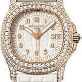 Patek Philippe Aquanaut Ladies Rose Gold White Dial | 5069R-001