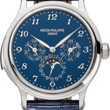 Patek Philippe Grand Complications Minute Repeater Perpetual Calendar White Gold Blue Enamel Dial | 5374G-001