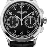 Patek Philippe Complications Chronograph 39.4mm Black Opaline Arabic White Gold Manual | 5170G-010