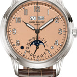 Patek Philippe Grand Complications Perpetual Calendar White Gold Rose Opaline Dial | 5320G-011