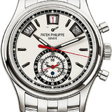 Patek Philippe Complications Day-Date Annual Calendar Chronograph Stainless Steel 40.5mm White Dial Bracelet | 5960/1A-001