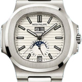 Patek Philippe Nautilus Moon Phase Date Stainless Steel White Index | 5726/1A-010