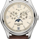 Patek Philippe Complications Annual Calendar Moon Phases White Gold Cream Dial | 5146G-001