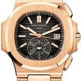 Patek Philippe Nautilus Chronograph Date Rose Gold Black Dial | 5980/1R-001