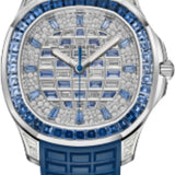 Patek Philippe Aquanaut Luce Haute Joaillerie White Gold Diamond/Sapphires Pave Dial | 5268/461G-001