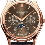 Patek Philippe Grand Complications Day-Date Annual Calendar Moon Phase Brown Dial Rose Gold Leather 37.2mm | 5140R-001