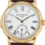 Patek Philippe Grand Complications 38mm White Roman Rose Gold Leather Automatic | 5078R-001