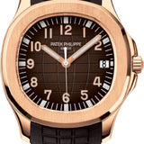 Patek Philippe Aquanaut Date Sweep Seconds Rose Gold Brown Dial | 5167R-001