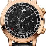 Patek Philippe Grand Complications Celestial Moon Age Rose Gold Black Sky Chart Dial | 6102R-001