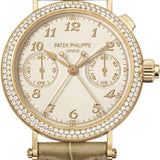 Patek Philippe Grand Complications Ladies Silver Opaline Arabic Rose Gold Manual 33.2mm | 7059R-001