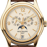 Patek Philippe Complications Annual Calendar Moon Phases Date Yellow Gold Cream Dial | 5146J-001