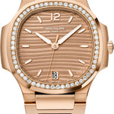 Patek Philippe Nautilus Ladies Rose Gold Golden Brown Dial | 7118/1200R-010