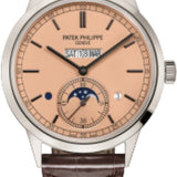 Patek Philippe Grand Complications In-Line Perpetual Calendar Platinum Salmon Dial | 5236P-010