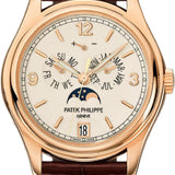 Patek Philippe Complications Annual Calendar Moon Phases Date Rose Gold Cream Dial | 5146R-001