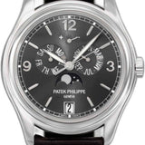 Patek Philippe Complications Annual Calendar Moon Phases White Gold Slate Grey Dial | 5146G-010