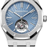 Audemars Piguet Flying Tourbillon Platinum 41mm Light Blue Dial - 26530PT.OO.1220PT.01