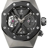 Audemars Piguet Royal Oak Concept GMT Tourbillon 44mm Openworked Black Ceramic Titanium Rubber | 26560IO.OO.D002CA.01