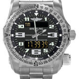 Breitling Emergency Watch - 51mm Titanium Case - Volcano Black Dial - Titanium Professional Bracelet - E7632522/BC02/159E