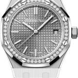 Audemars Piguet Royal Oak Stainless Steel 37mm Grey Dial Diamond Bezel | 15551ST.ZZ.1356ST.06